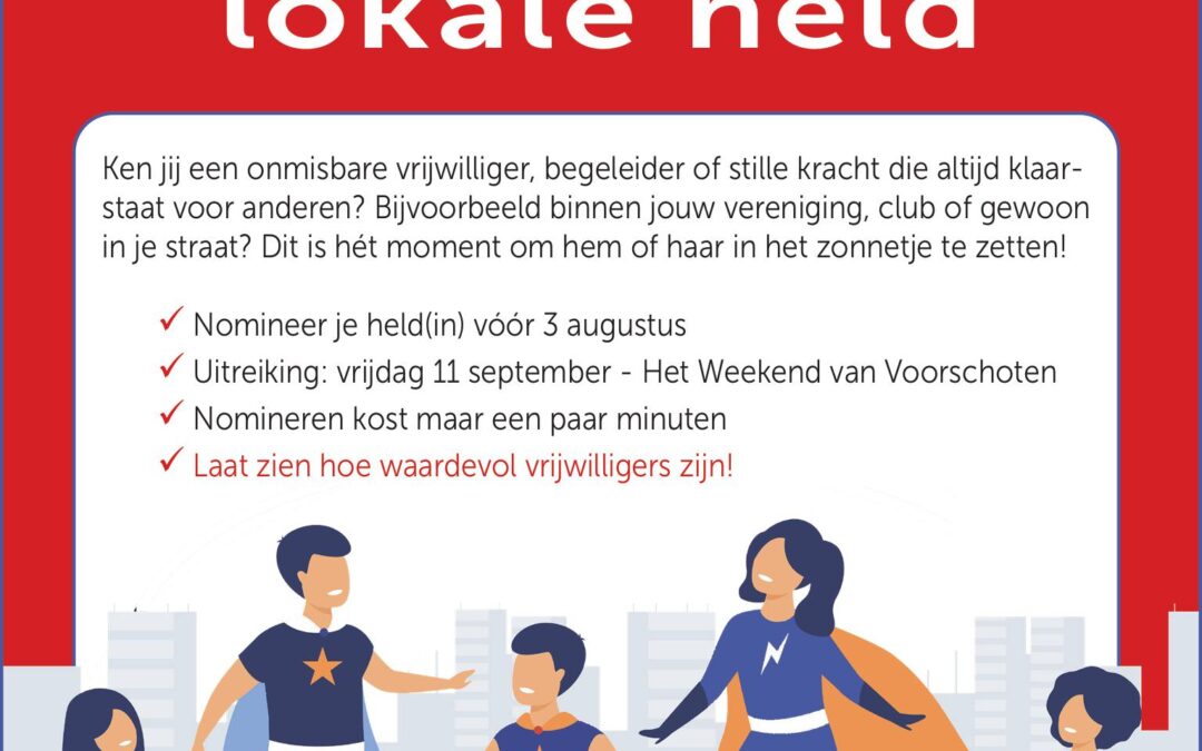 Aanmelden voor Voorschoten Awards 2026